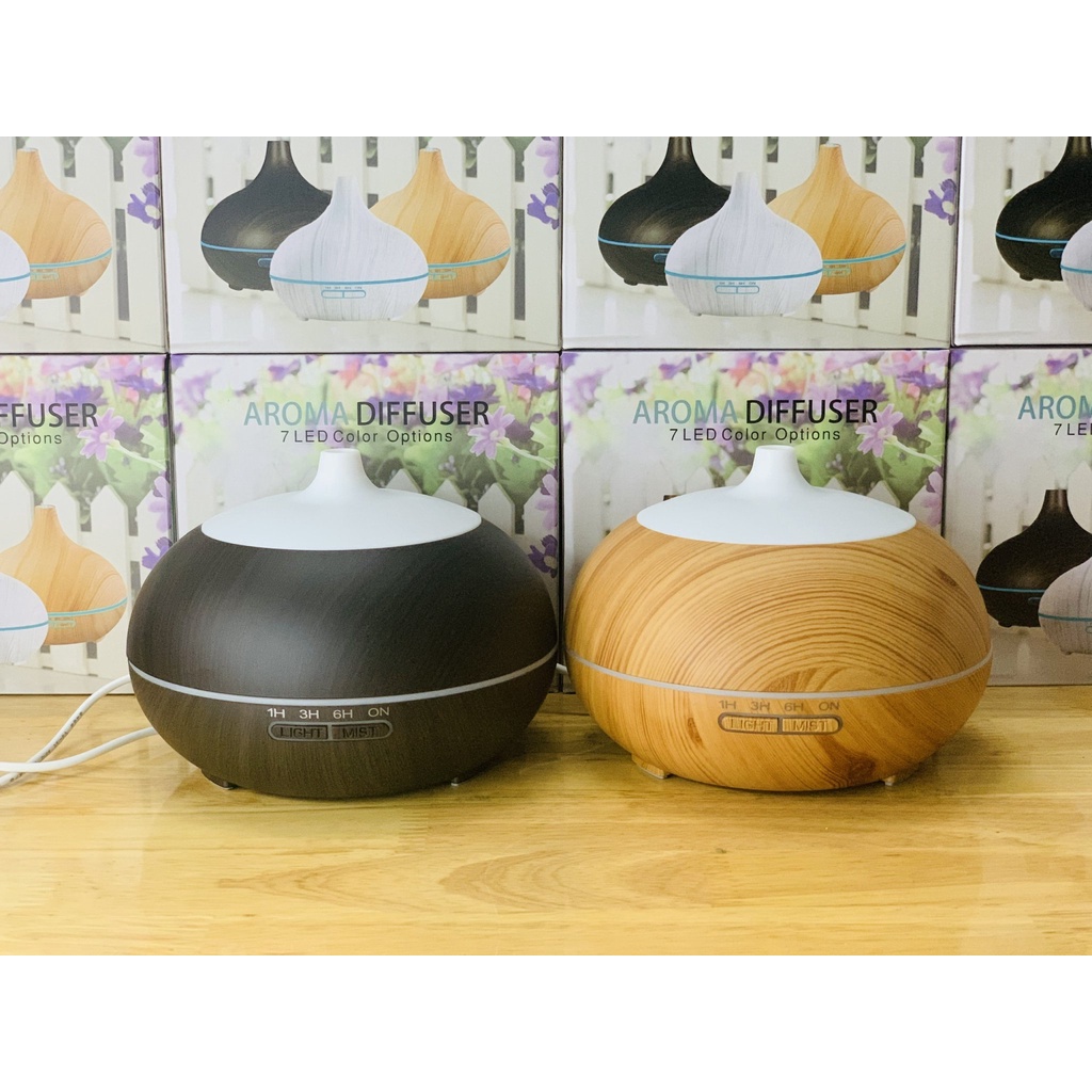 Máy xông tinh dầu bí ngô 550ml có remote điều khiển - BH 18 tháng