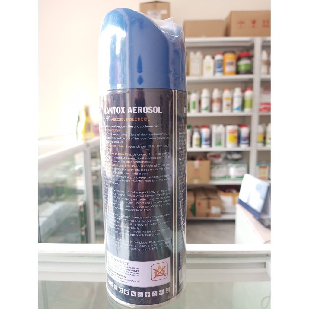 Bình xịt côn trùng hương chanh Hantox 600ml