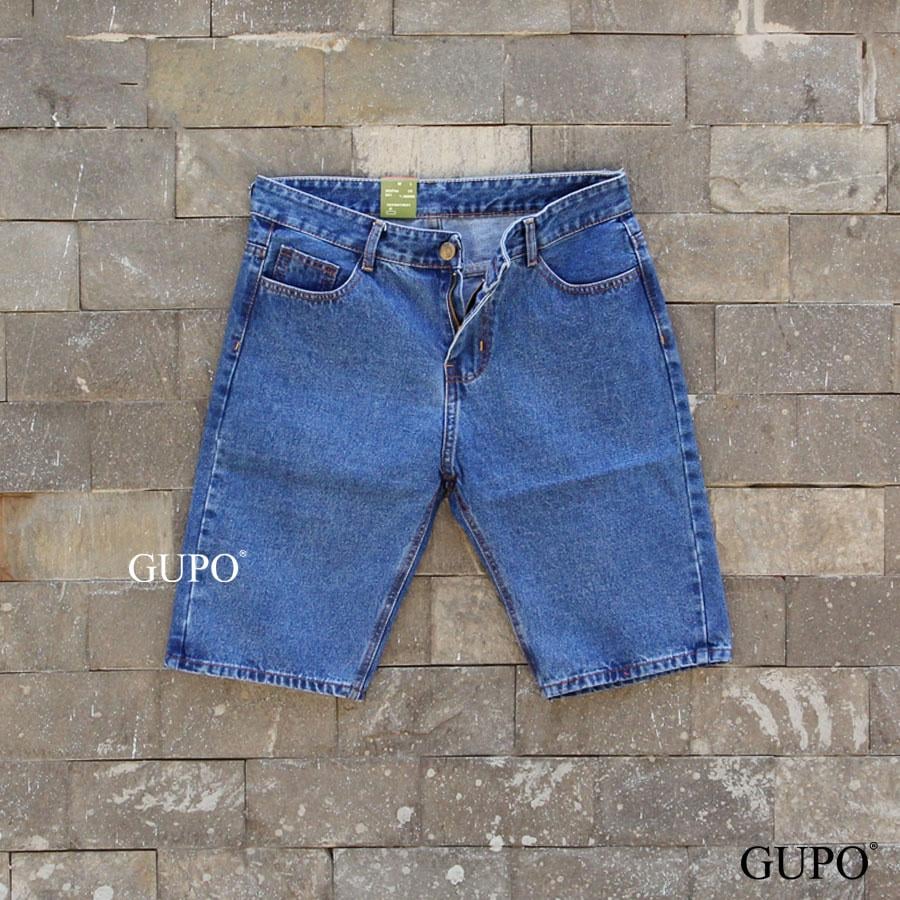 Quần short jean nam đẹp thể thao big size cotton không co giãn mới nhất