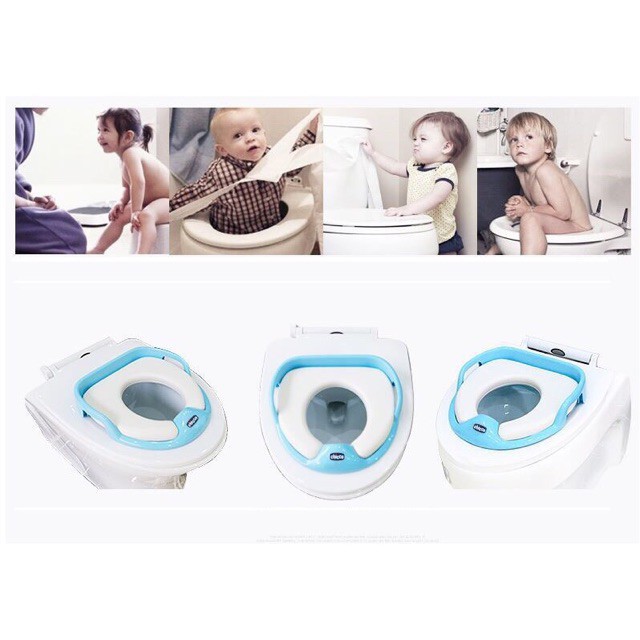 Thu nhỏ bồn cầu Chicco chính hãng, Bệ toilet, lót bồn cầu cho bé - TIỆN ÍCH NHANH 365