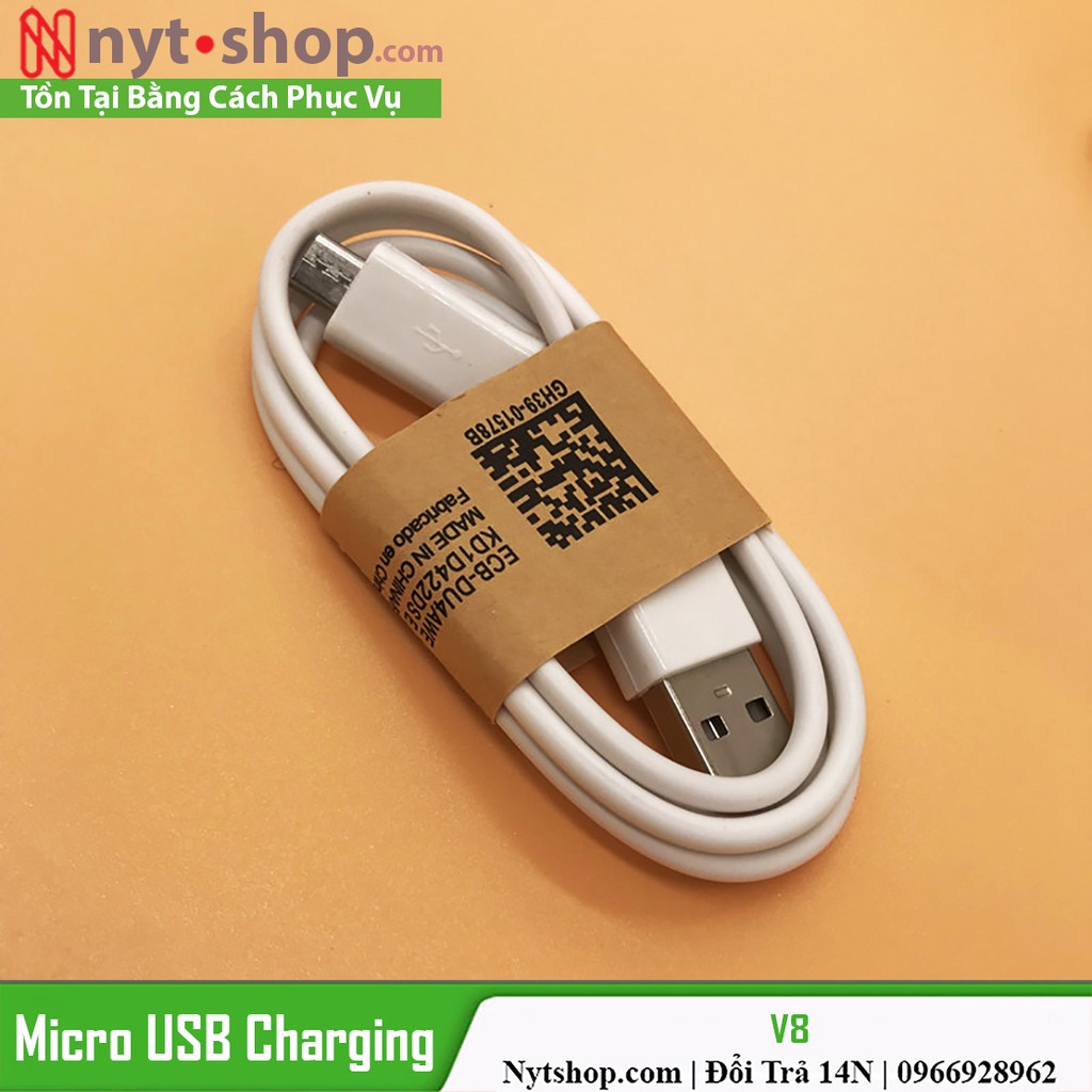 Cáp Sạc Micro USB Dài 1M XỊN Cho ĐT Android/ Samsung/ Oppo / Xiaomi / Huawei / Sony