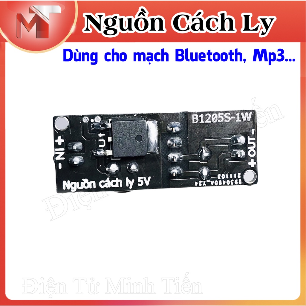 ✅ Module Cách ly chống nhiễu Bluetooth, Mp3 - B1205s 1W