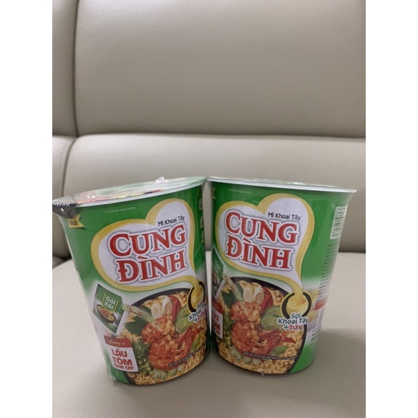 [Tân Phú] Mì ly Cung Đình vị Lẩu tôm chua cay 65g, mì khoai tây ăn liền | BigBuy360 - bigbuy360.vn