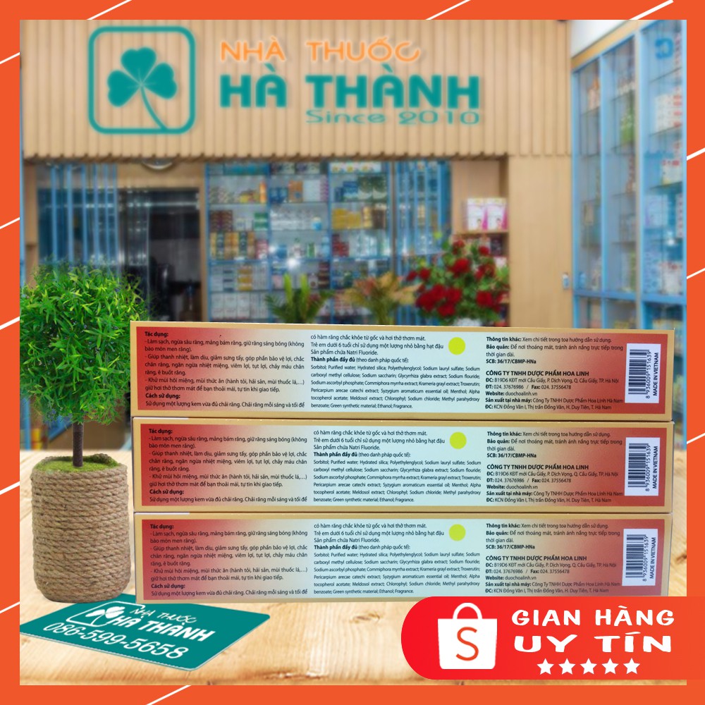 [CHÍNH HÃNG] Kem đánh răng Ngọc Châu - 125g - thành phần thảo dược