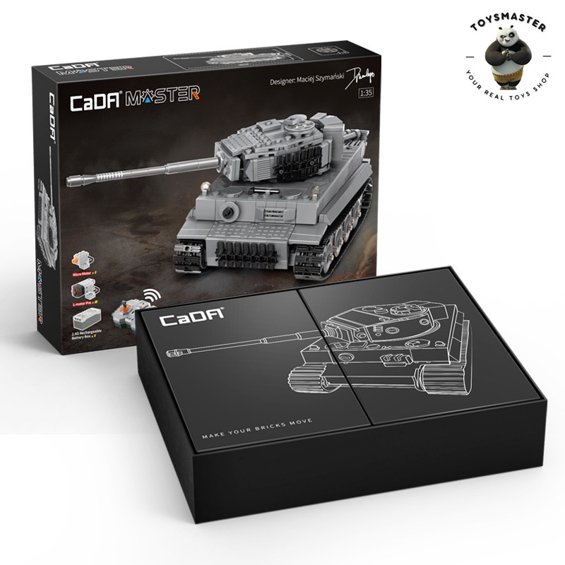 Đồ Chơi Lắp Ráp Xếp Hình Xe Tăng Điều Khiển Từ Xa Mô Hình Tiger Tank ModelC61071 Với 925 Mảnh Ghép