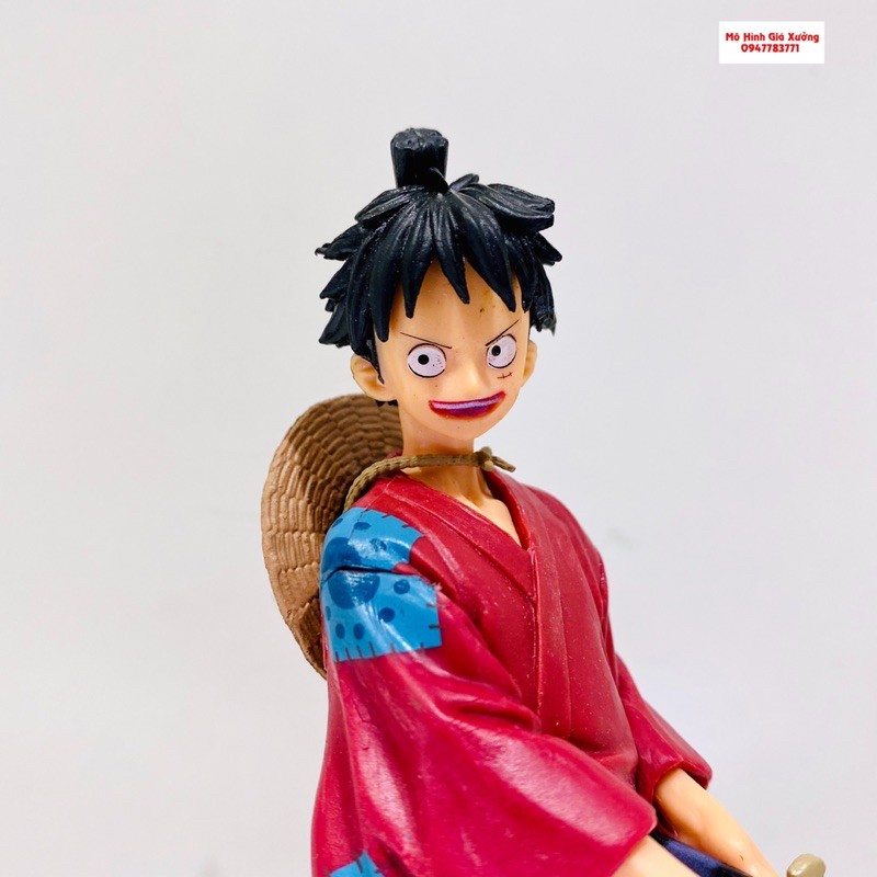Mô Hình Monkey D. Luffy ở Vương quốc Wano Cao 17cm  -Tượng Figure One Piece