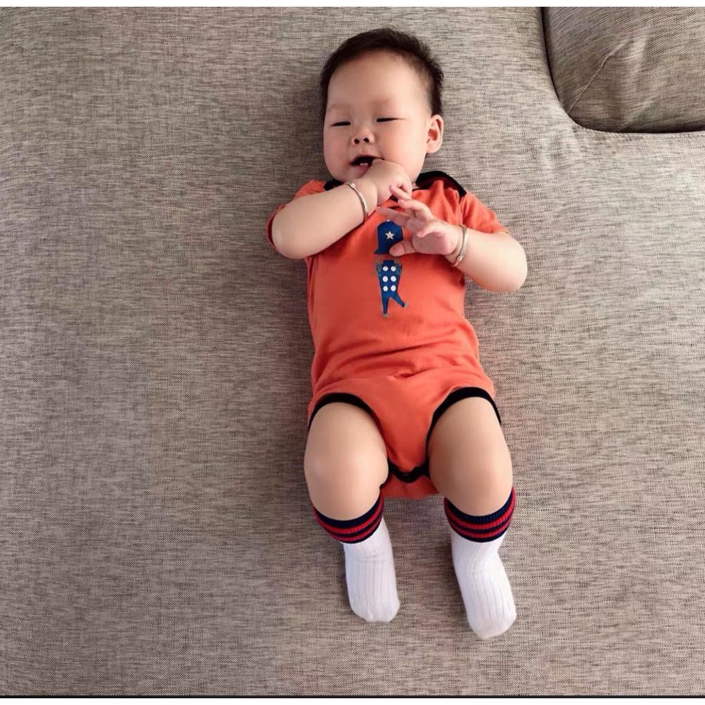 Bộ Bodysuit Cộc Tay Nhiều Họa Tiết Cho Bé Trai Và Bé Gái từ 3-14kg