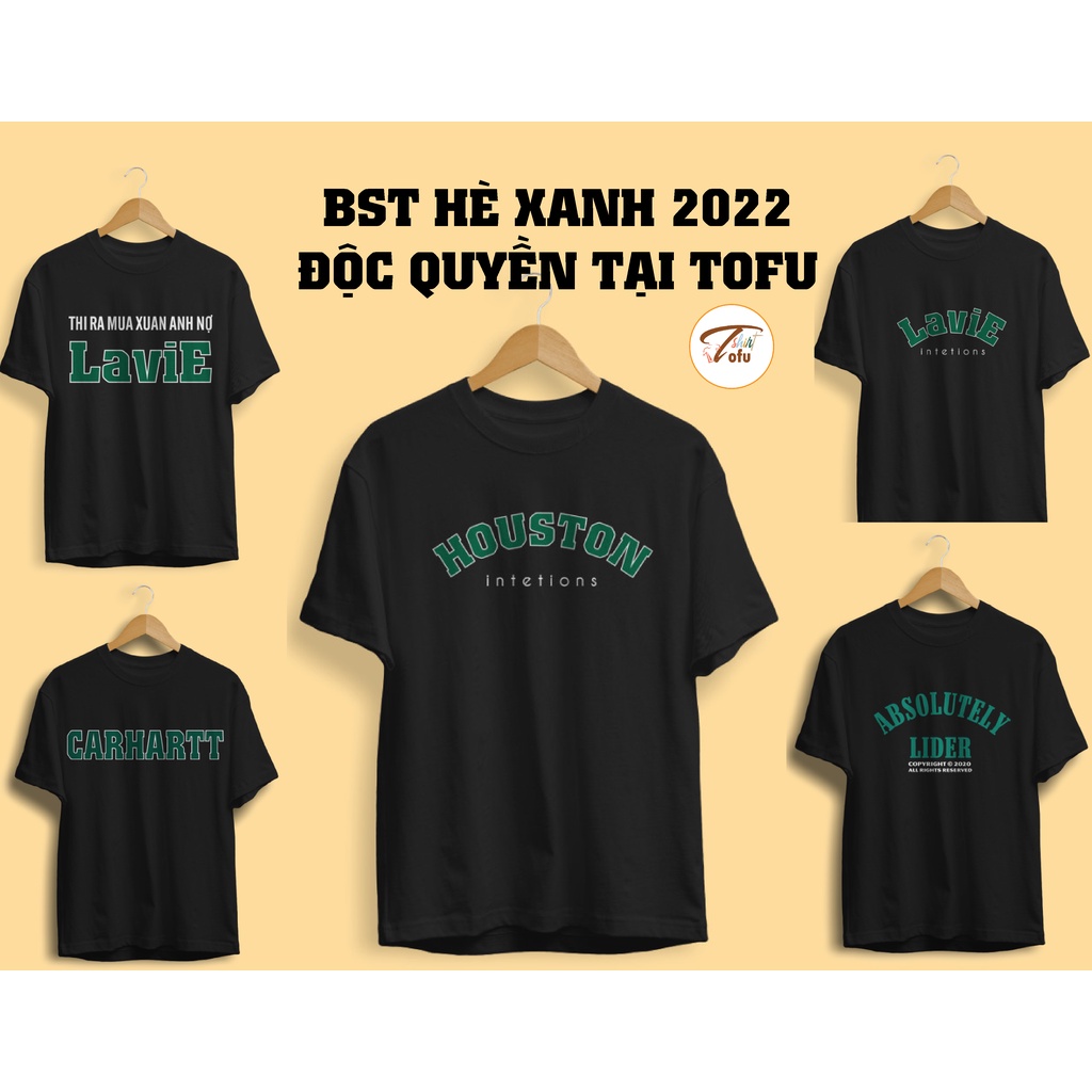 Áo thun Unisex  BST HÈ XANH 2022 ĐỘC, Áo phông dáng rộng tay lỡ, Form oversize Nam nữ chất cotton