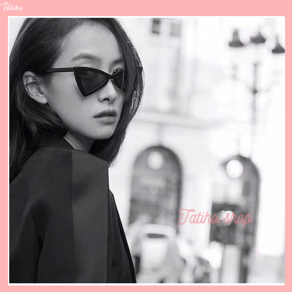 [Hàng Xịn, Giá Tốt] Kính Mát (Kính Râm) Mắt Mèo Retro Gọng Nhựa Phong Cách Châu Âu Sang Trọng - Carl Fitow - Mã MK020
