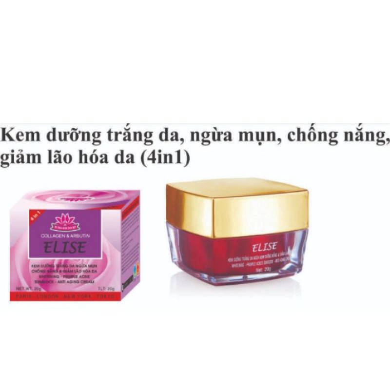 Kem elise 20g  NÁM TÀN NHANG,MỤN TRẮNG DA LÃO HOÁ DA( giá sập sàn )