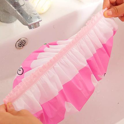 Mũ tắm chùm đầu, chụp tóc chống thấm tiện lợi, nhiều họa tiết Huyna Mart NT11