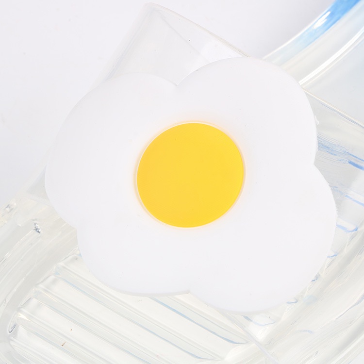 Dép đi trong nhà Trong Suốt Họa Tiết Dâu Tây Phong Cách Hàn Quốc Thời Trang Mùa Hè 2021