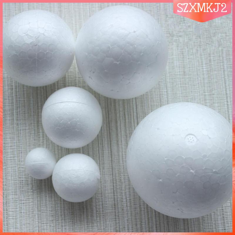 [szxmkj2] Quả Cầu Xốp Polystyrene Styrom 0mm Làm Đồ Thủ Công Mỹ Nghệ DIY Trang Trí Cho Bé