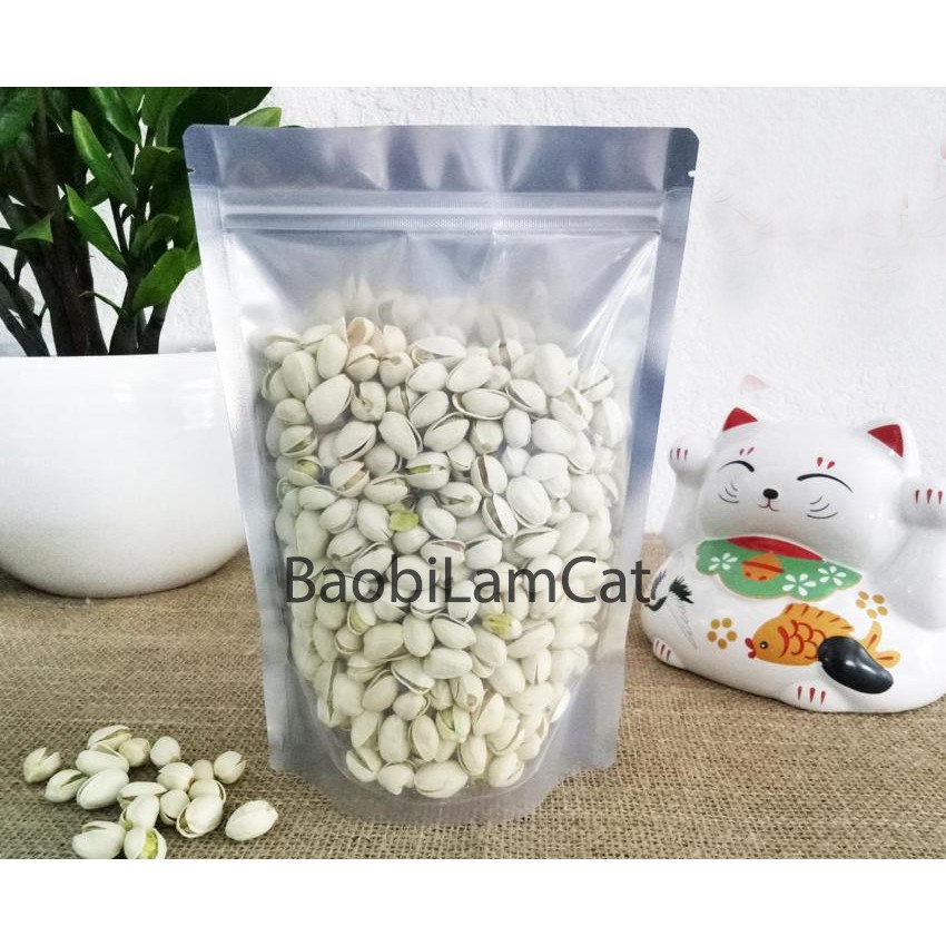 TÚI ZIP BẠC (zipper bạc 1 mặt trong)