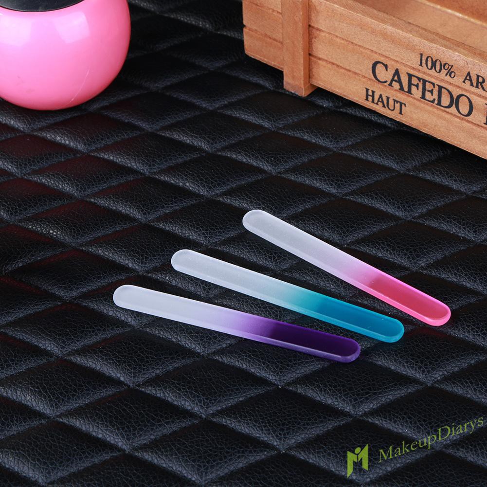 [Hàng mới về] Set 3 cây dũa móng thủy tinh pha lê siêu bền có thể sử dụng cho trẻ em