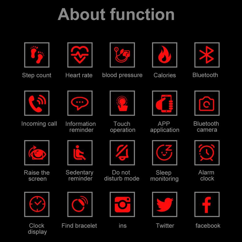 Đồng hồ đếm bước thông minh 115PLUS chống thấm nước