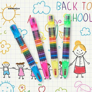 Bút sáp 20 màu không độc hại cho học sinh