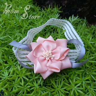 Băng Đô Handmade Kết Hoa Gân Cho Bé