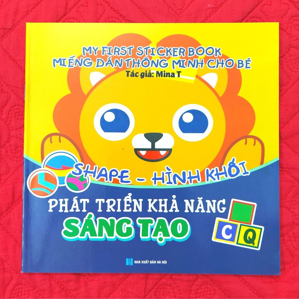 Sách - Bộ 6 Cuốn Miếng Dán Thông Minh - My First Sticker Book (Phát triển CQ - IQ)