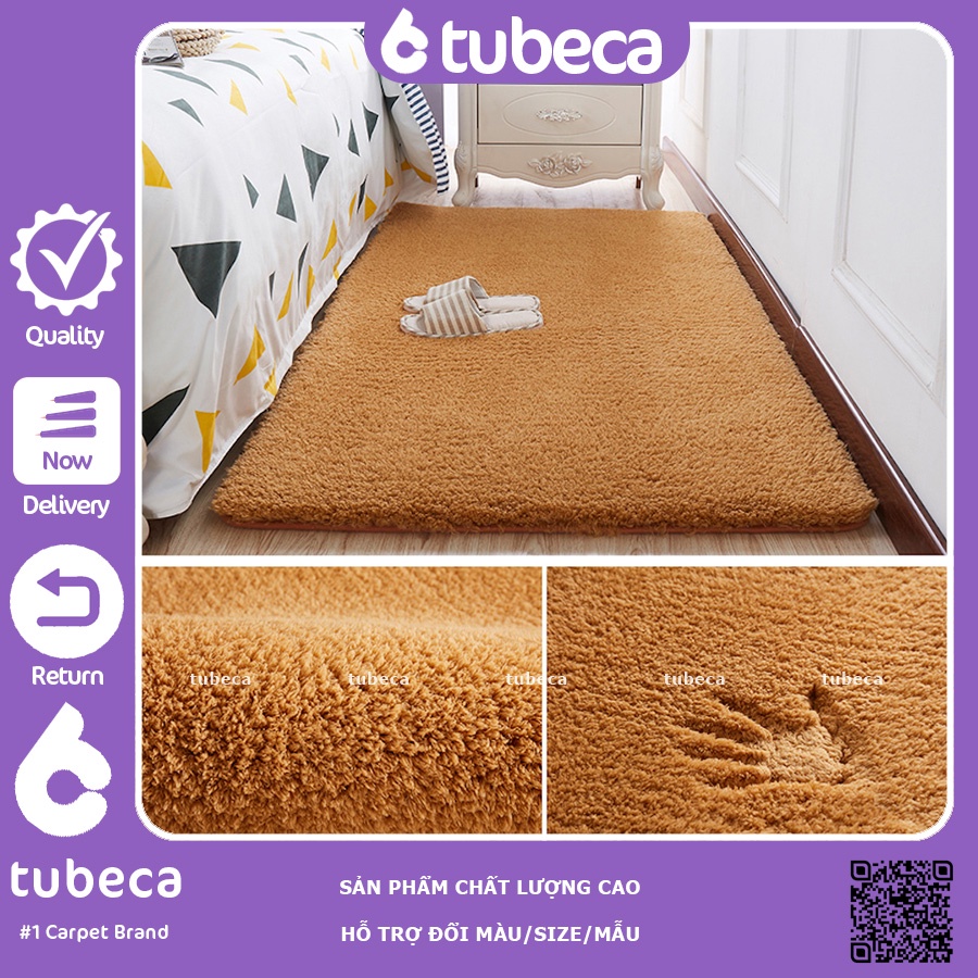 Thảm lông trải sàn phòng ngủ giá rẻ | Lông cừu cao cấp | 1m6 x 1m và 1m6 x 2m