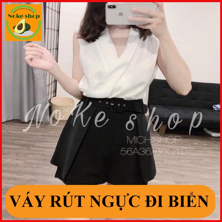 [KÈM VIDEO+HÌNH THẬT] Chân váy đai ôze siêu hót