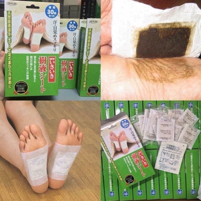 MIẾNG DÁN THẢI ĐỘC CHÂN XANH CỦA NHẬT