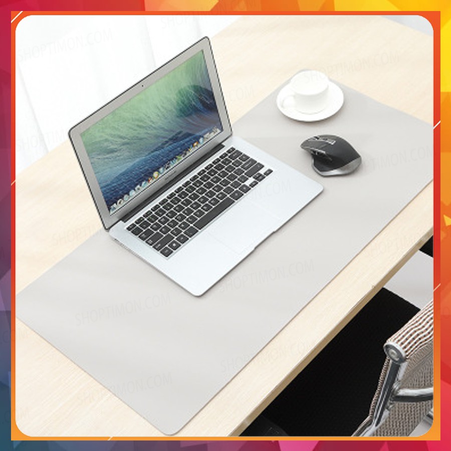 Thảm Da Trải Bàn Làm Việc Deskpad | Màu Xám Chì - 2.0mm