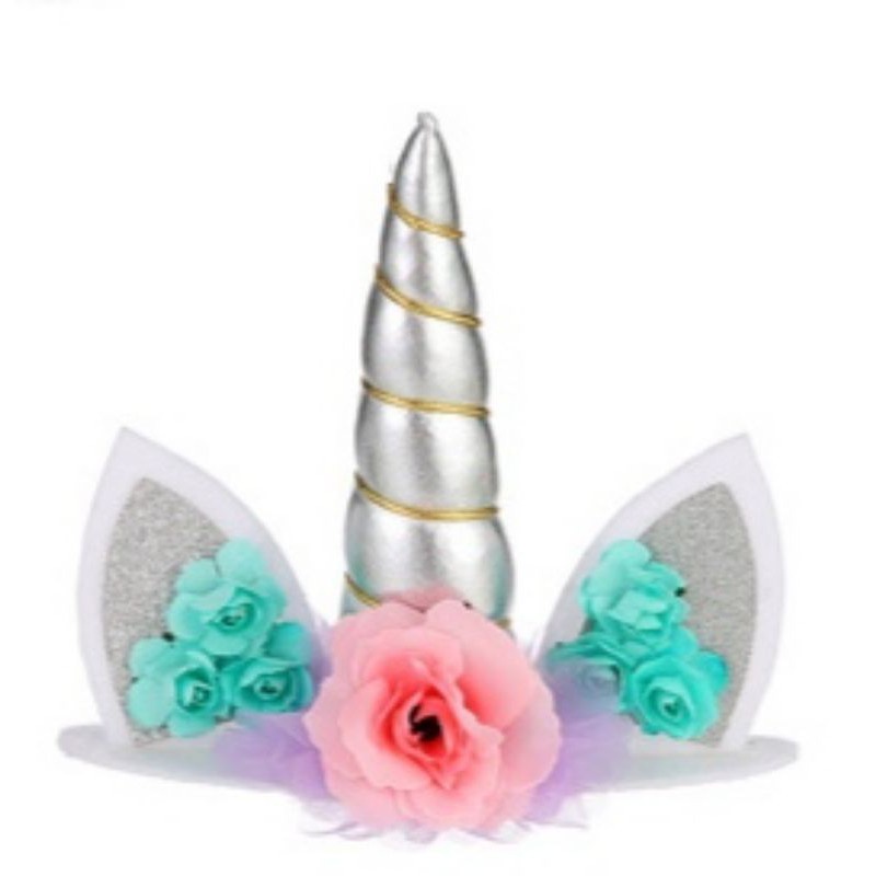 Phụ Kiện Trang Trí Bánh Kem Hình Kỳ Lân 3D Xinh Xắn
