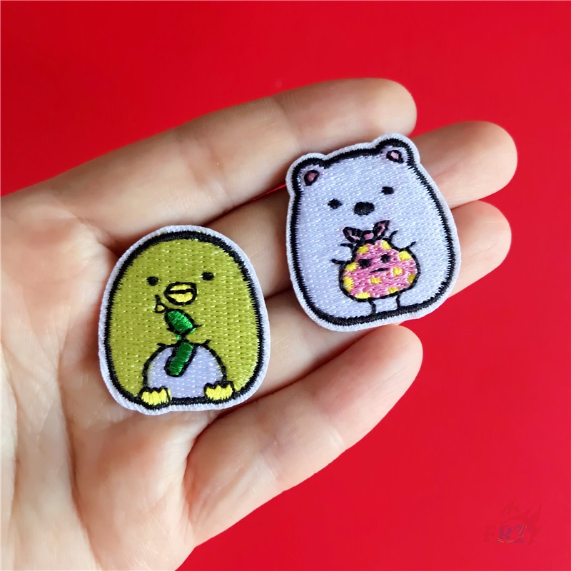 Miếng dán ủi thêu hình Sumikkogurashi dòng 02