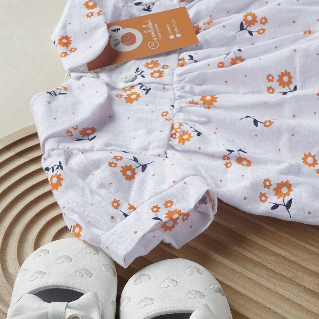 Set quần áo hoa nhí váy xinh Cambebe cho bé hàng đẹp mã E01