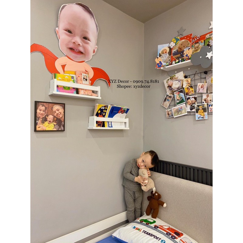 KỆ SÁCH TREO TƯỜNG THANH NGANG XYZDECOR | BigBuy360 - bigbuy360.vn