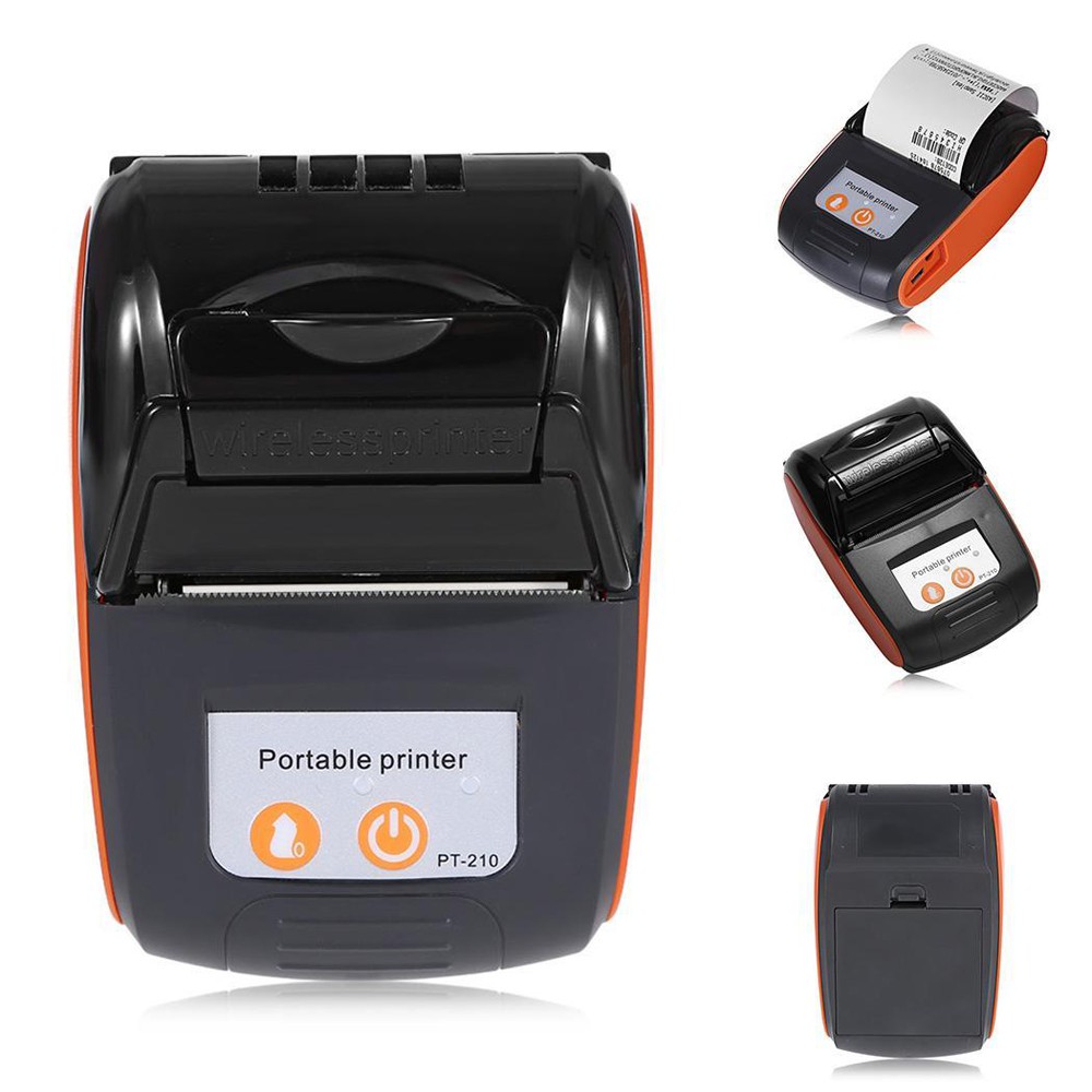 Máy in nhiệt bluetooth PT210 không dây cầm tay khổ K58,K57 in bill,biên lai Tích hợp điện thoại IOS và Androind | BigBuy360 - bigbuy360.vn