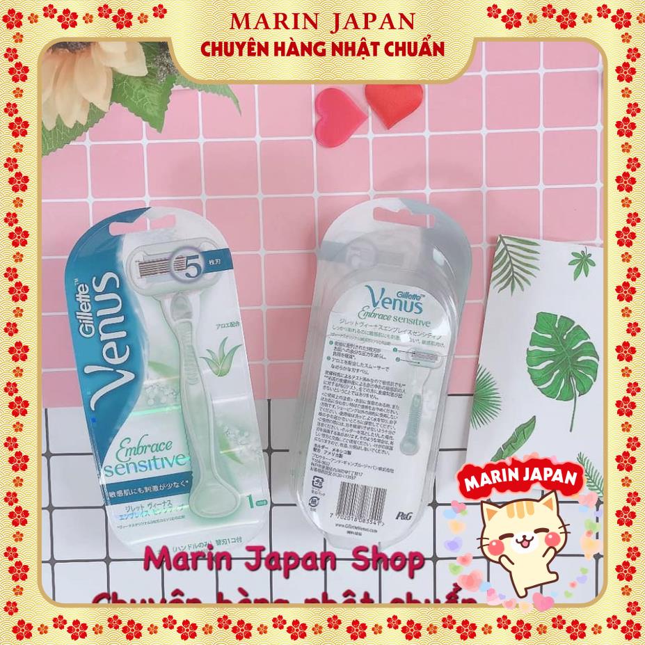 (SALE ) Dao Cạo lông body toàn thân Nữ Gillette Venus Embrace Sensitive nội địa Nhật Bản