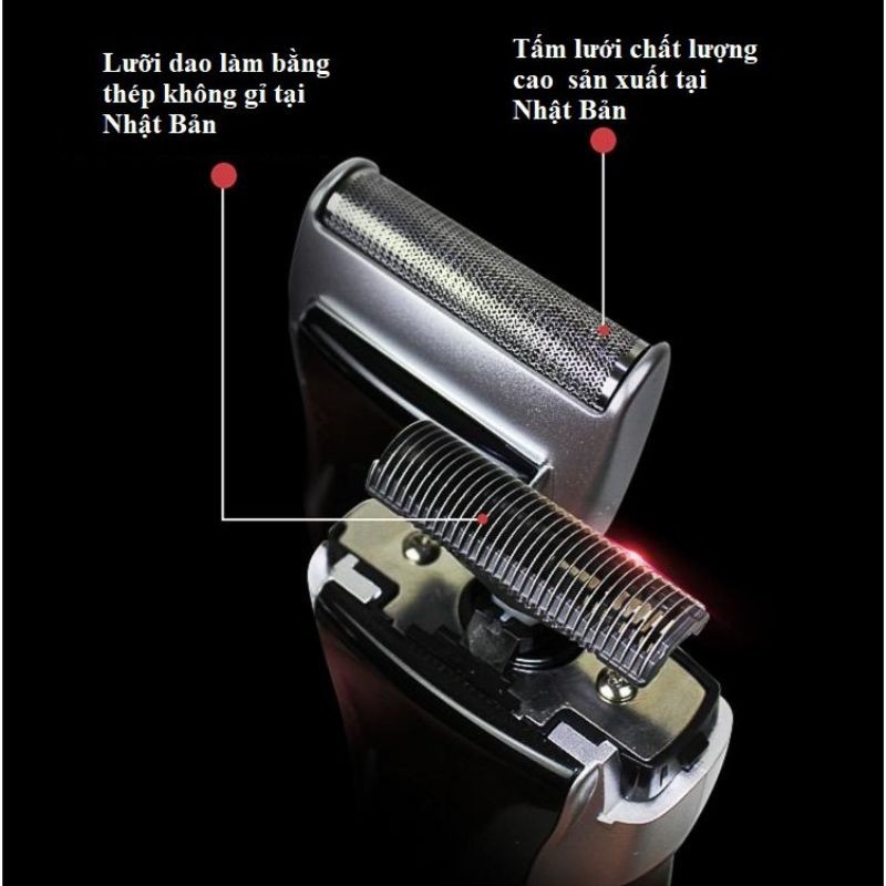 💎 Máy cạo râu Panasonic ES-3831 sử dụng 2 pin AA