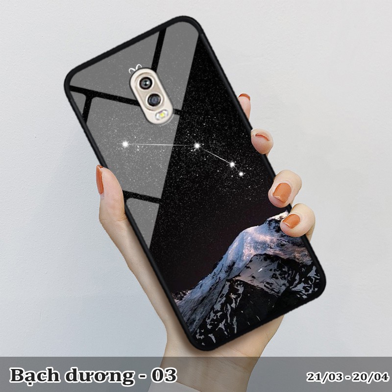 Ốp kính samsung J7 plus in cung hoàng đạo