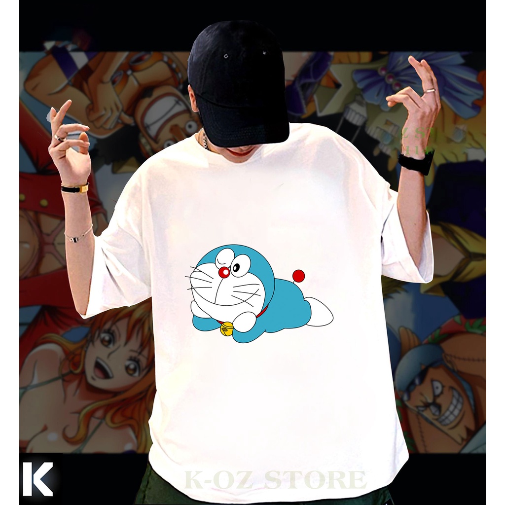 ÁO PHÔNG UNISEX IN HÌNH DORAEMON-MÈO MÁY IN HÌNH HOẠT HÌNH CUTE GIÁ RẺ CỰC SHOCK TEAM BUILDING - 230648