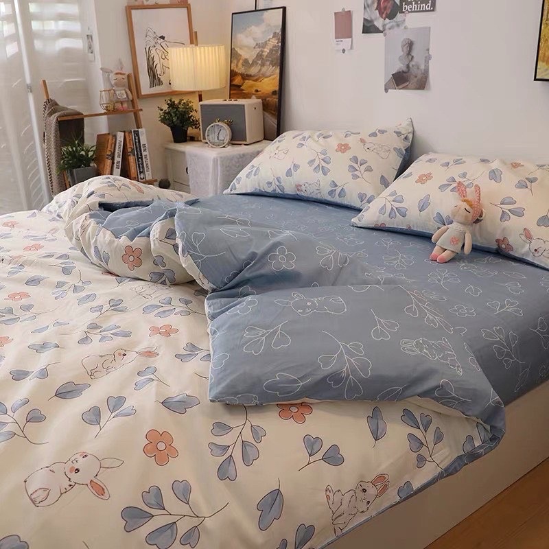 BST Set Bộ Vỏ Cotton Living, Chất Cotton 100% Mềm Mát, Thấm Hút Tốt _shinbedding