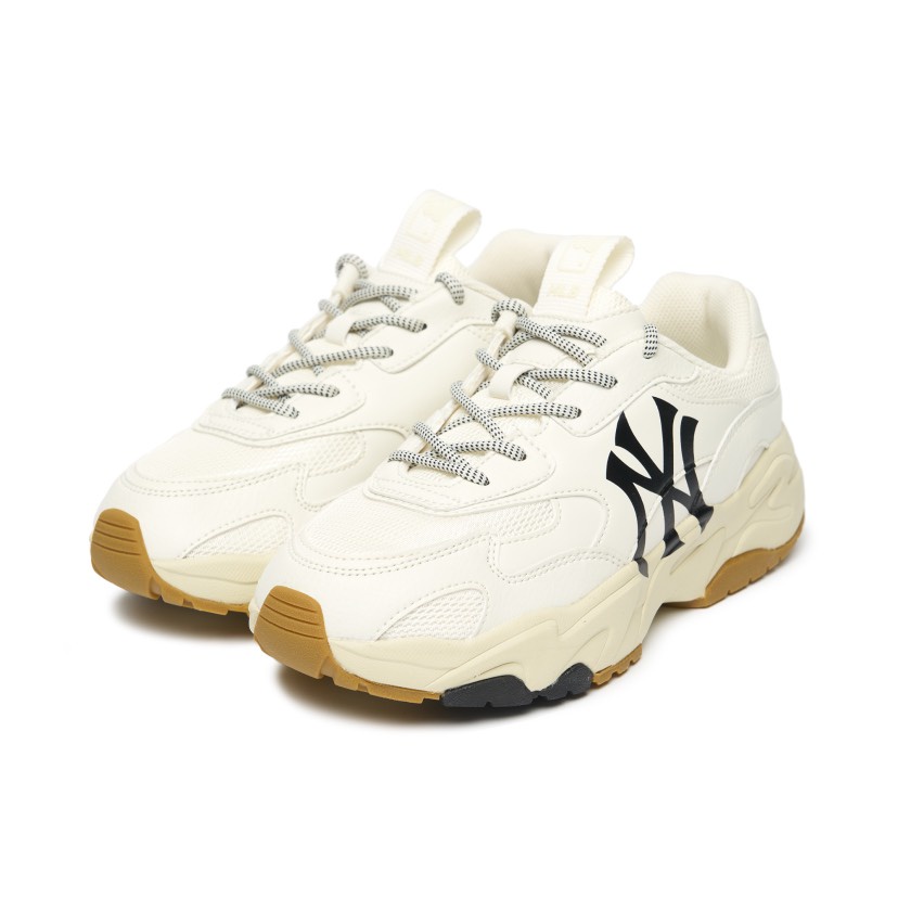 Giày thể thao Sneaker MLB Lite Chunky New York màu Trắng Gum