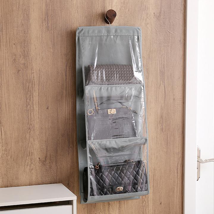 Giá treo, túi đựng giỏ xách 6 ngăn chống bụi tiện dụng
