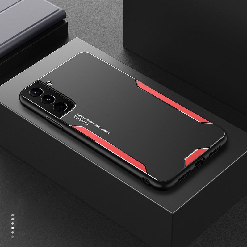 Ốp Điện Thoại Kim Loại Nhôm Nhám Chống Sốc Cho Samsung S21 S21 Plus S21 Ultra S21 FE S22 S22 Plus S22 Ultra A53 5G