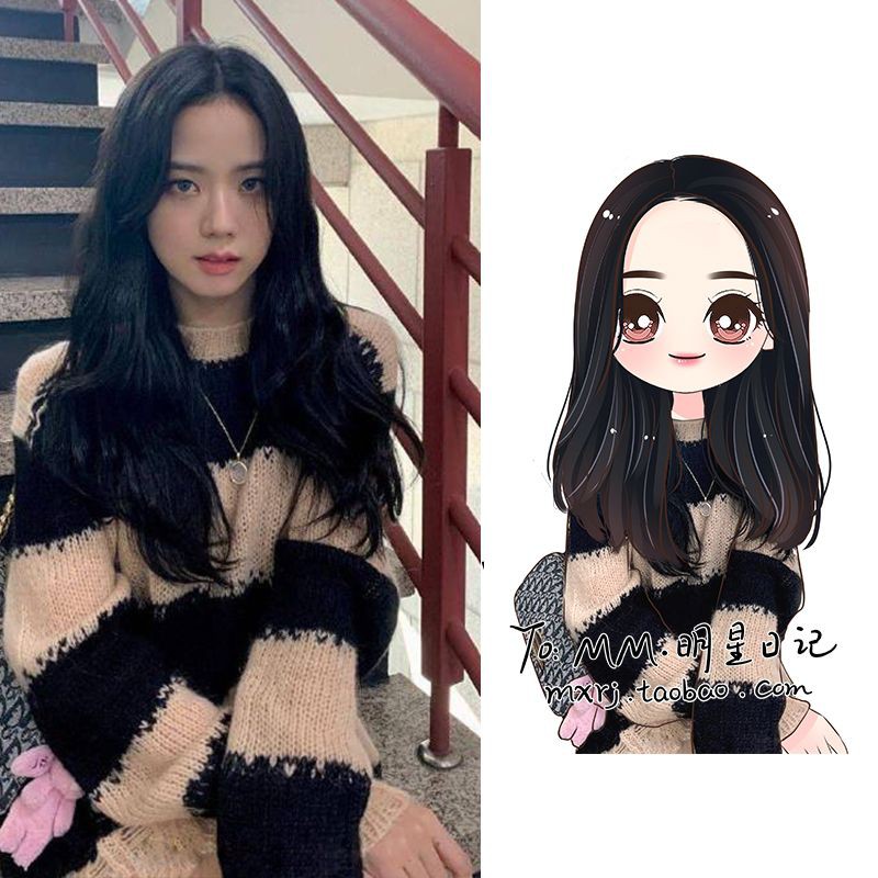 Áo len blackpink jisoo dài tay sóc ngang chất len dày lỏng thu đông Ms A98