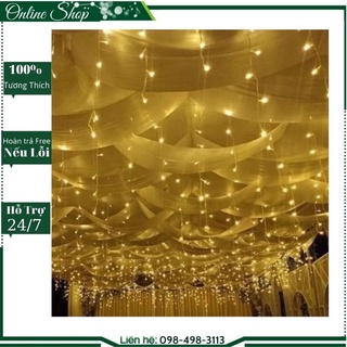 ĐÈN LED MÀNH THẢ TRANG TRÍ 4M - 19 SỢI ÁNH SÁNG VÀNG