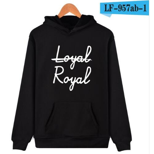 Áo Hoodie Cotton In Họa Tiết Loyal Royal Sáng Tạo Phong Cách Harajuku Thời Trang Mới Cho Nam