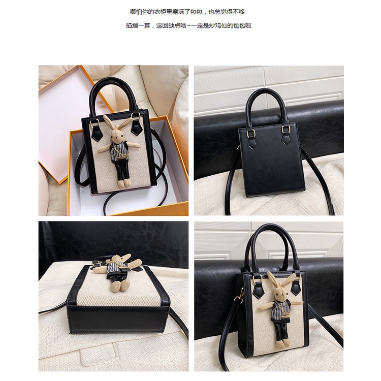 Túi vải JASMIN NOIR Hình Gấu Dễ Thương Cho Nữ