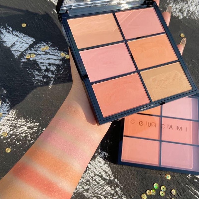 Bảng phấn má 6 ô guicami