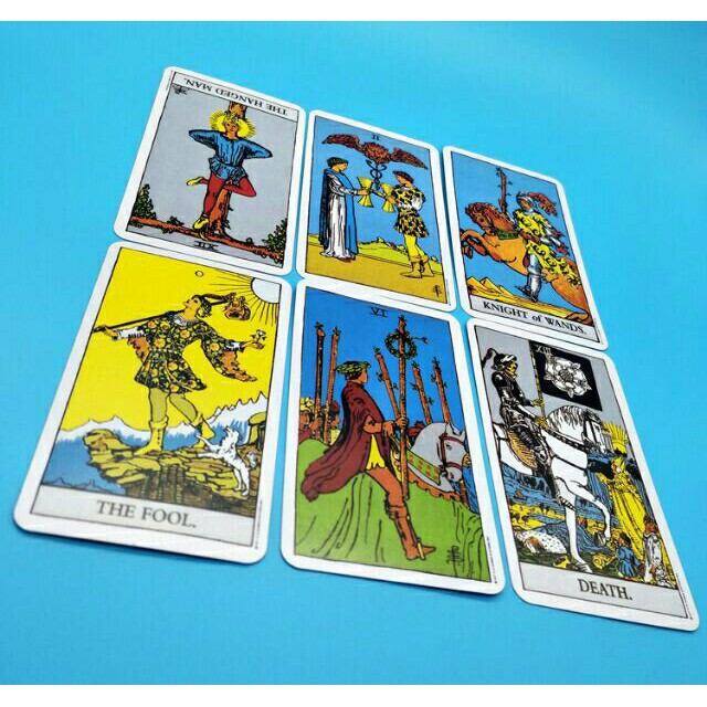 Combo Bộ Bài Bói The Rider Waite Tarot và Túi Nhung Đựng Tarot và Khăn Trải Bàn Tarot