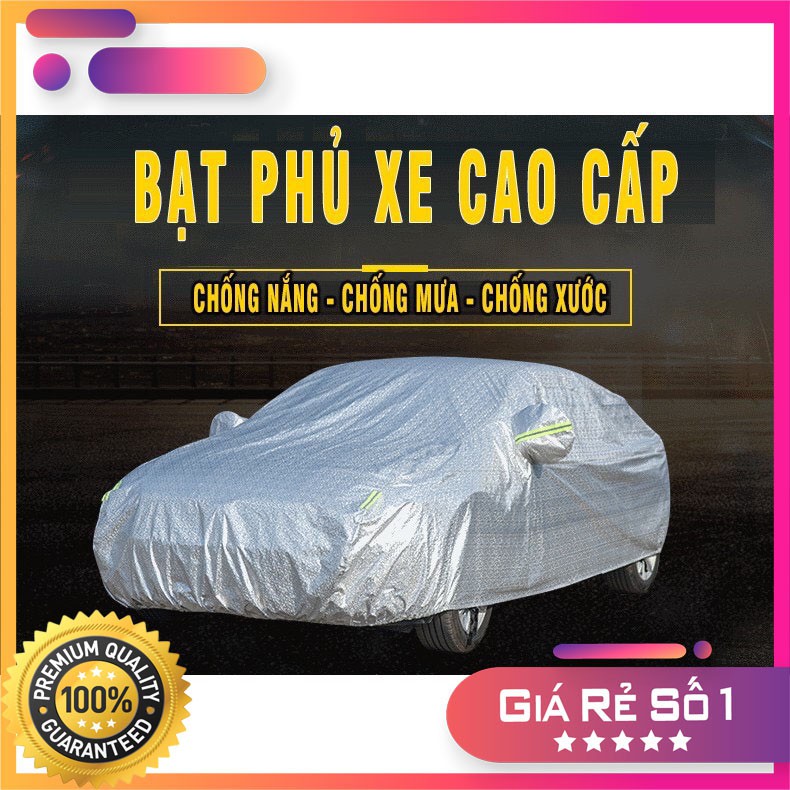 Bạt phủ xe hơi 3 lớp che nắng ⚡ [GIÁ HỦY DIỆT] ⚡ - Bạt phủ ô tô 3 lớp - Chống nắng, mưa, bụi bẩn mọi dòng xe