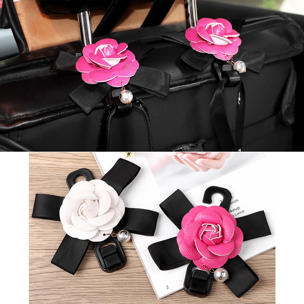 Bộ 2 Móc Treo Đồ Gắn Ghế Ngồi Xe Hơi Hình Hoa Trà Nhiều Màu Sắc | BigBuy360 - bigbuy360.vn