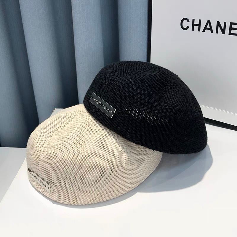 Mũ beret cao cấp phong cách vintage Hàn Quốc có thể đảo ngược cho nữ
