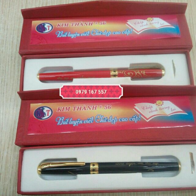 Sét 10 bút máy luyện chữ Kim Thành 56